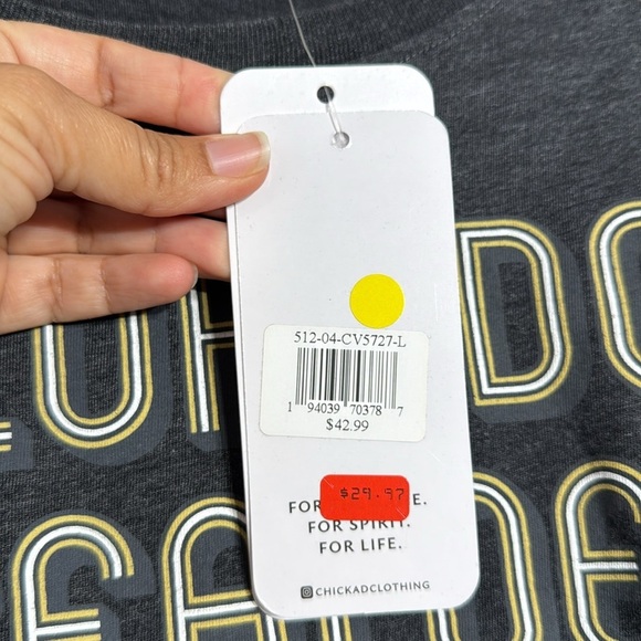 NWT Wmns Colorado Buffaloes Gray Short Sleeve T-Shirt Relaxed Fit Retro Sz Large - Picture 6 of 11